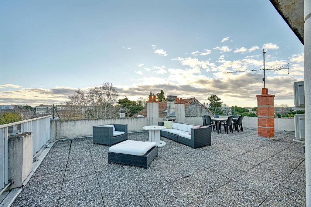 The Rooftop - Ac Clim - Wi-Fi - Parking Gratuit Dans La Rue Avignon Exteriör bild